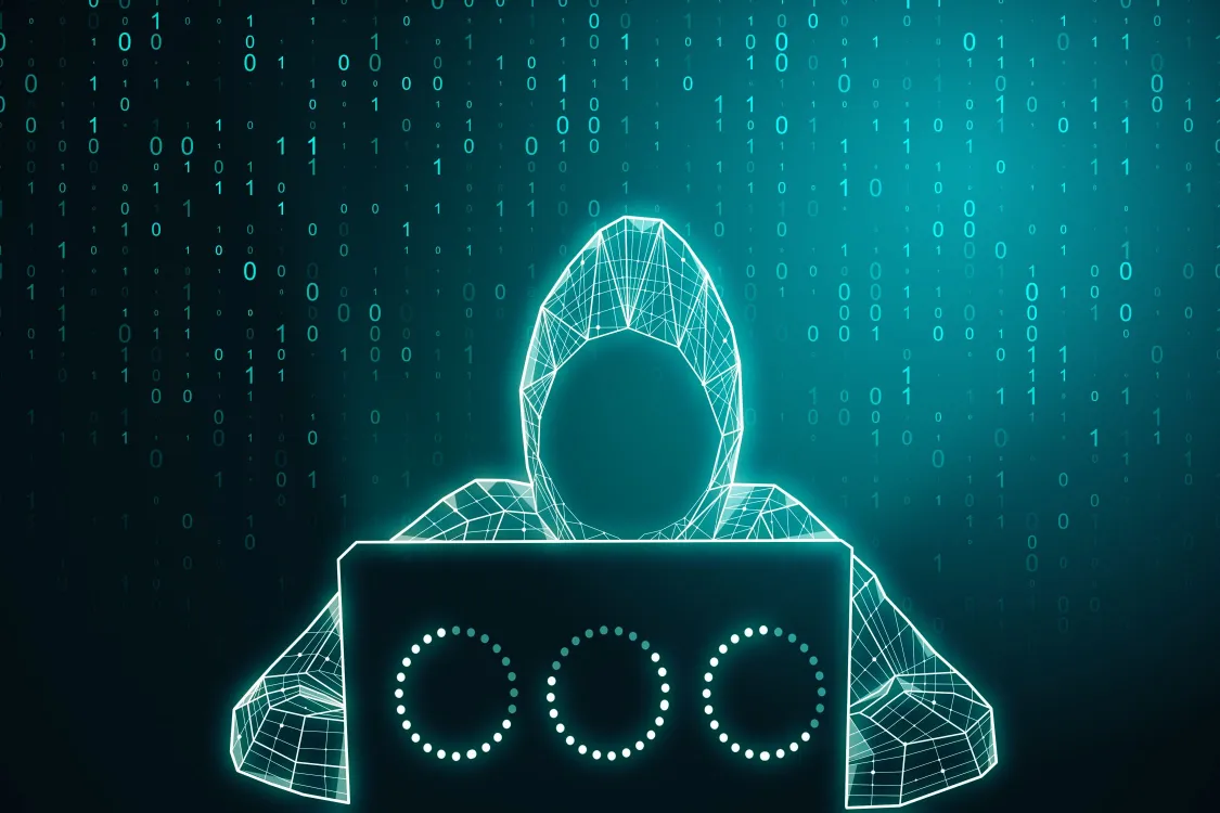 Cyber hacker illustration